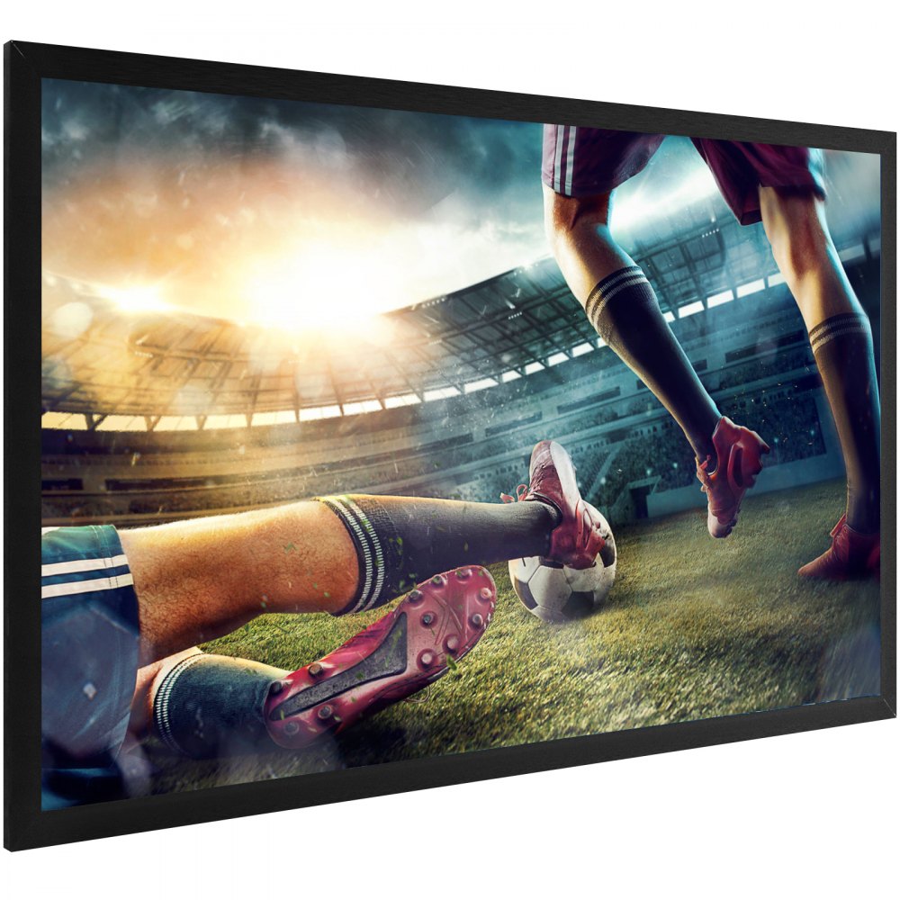 010162451197 - 110" NM Optical PVC Projector Screen, 160° Viewing Angle