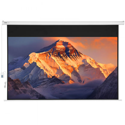 TLES100 - 100" Motorized PVC Projector Screen for Stunning HD Quality