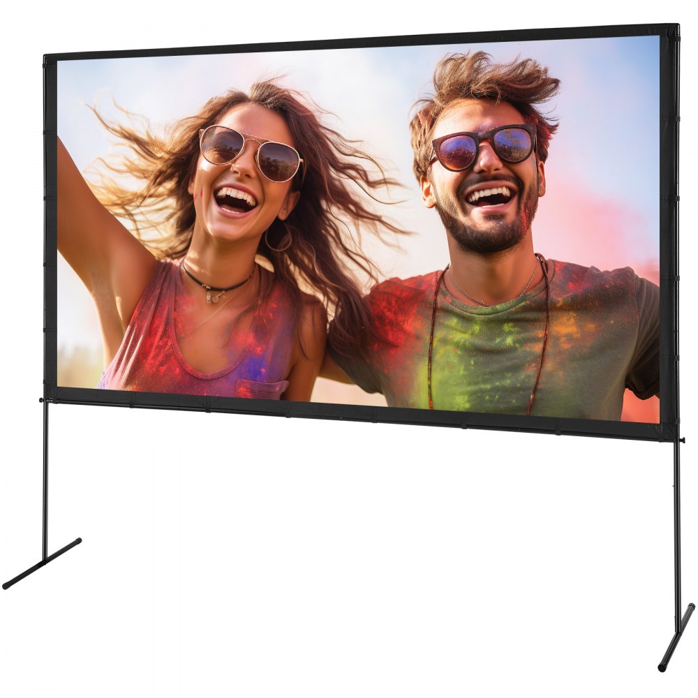 ZG-PJ120 - Portable 120-Inch Projector Screen for Outdoor Movie Nights