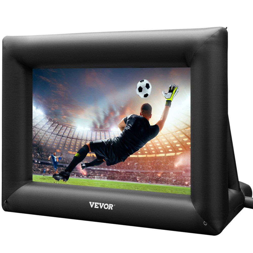 010291292855 - 24FT Inflatable Movie Screen - 16.4' x 9.84' Outdoor Fun