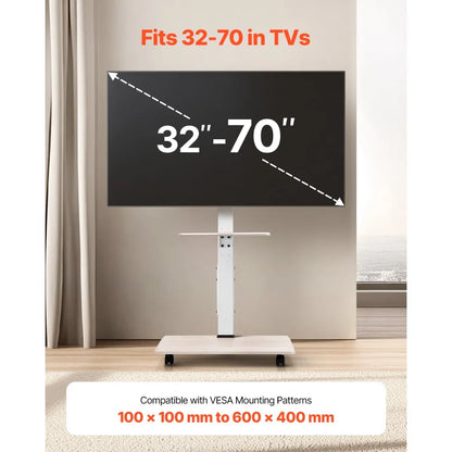 PCT01-2 - Adjustable Steel TV Stand for 32-70 Inch Screens