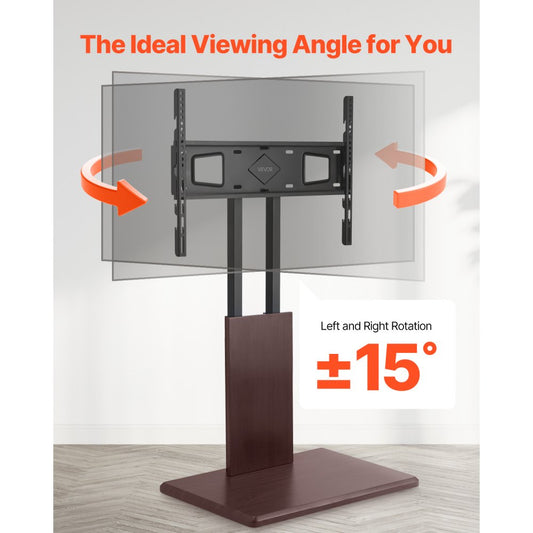 FS26 - Durable Steel TV Stand for 32-70" Screens & Easy Mobility