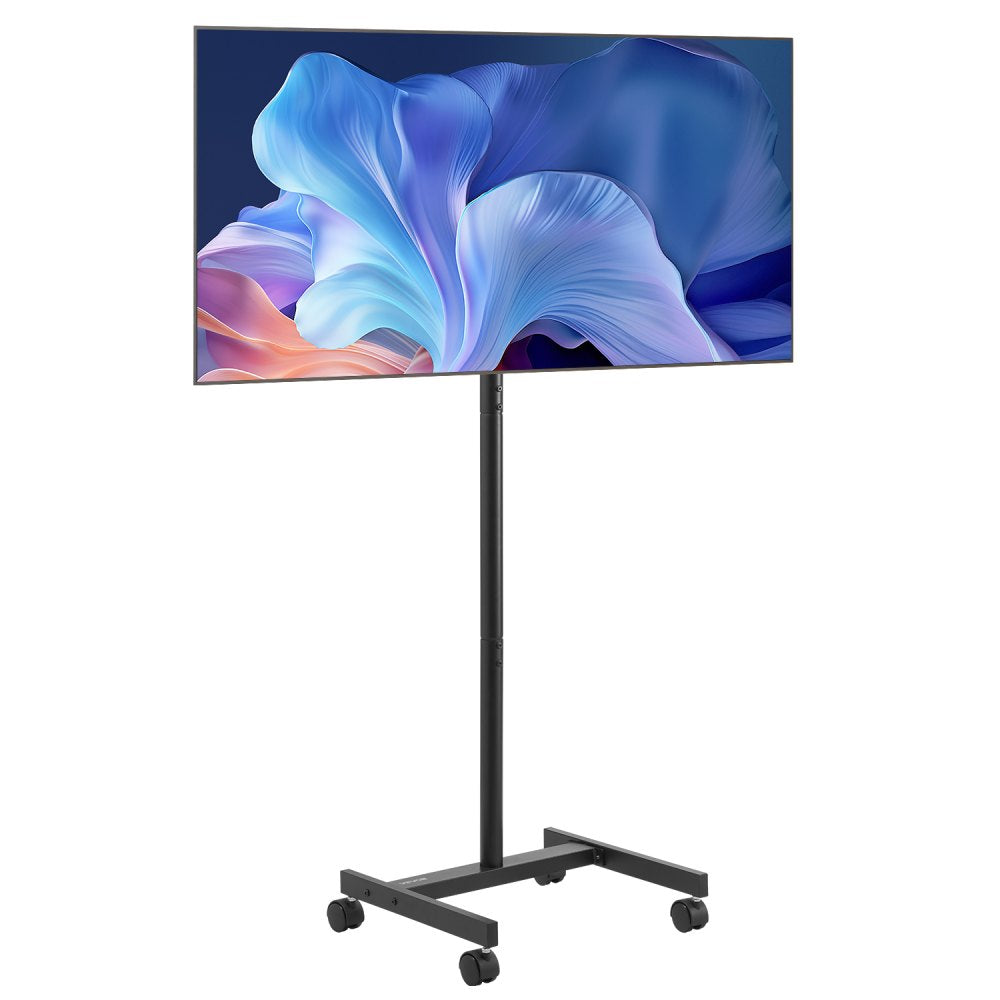 TC10 - Adjustable Mobile TV Stand for 17-55" Screens, 44 lbs Capacity