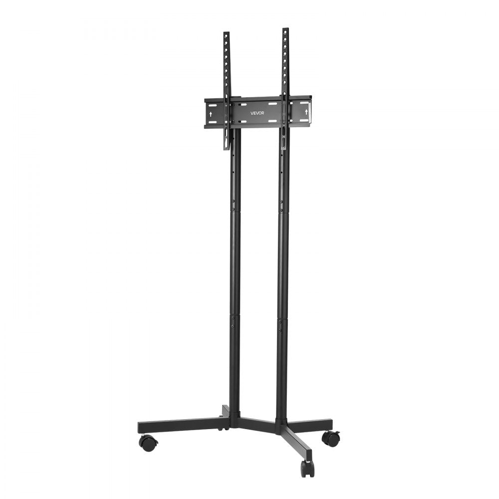 TC80 - Mobile 32-65 Inch TV Stand with Adjustable Height and Wheels