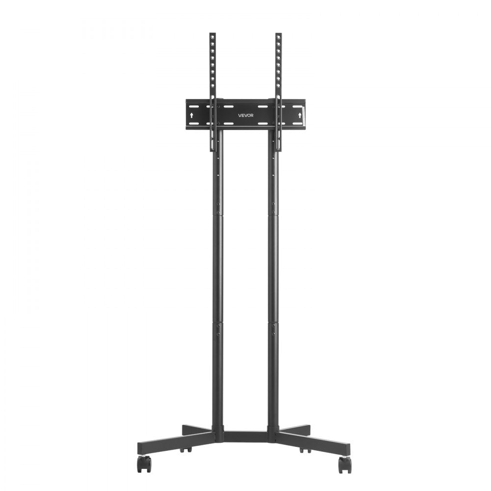 TC80 - Mobile 32-65 Inch TV Stand with Adjustable Height and Wheels