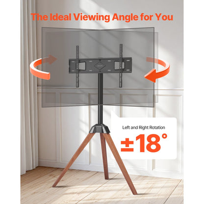 FT03 - Adjustable Steel Tripod TV Stand for 40-65" Screens, 99 lbs