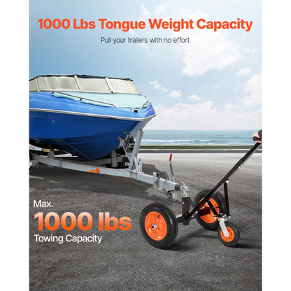 QYC1000-B Adjustable Height Trailer Dolly with 1000lbs Capacity