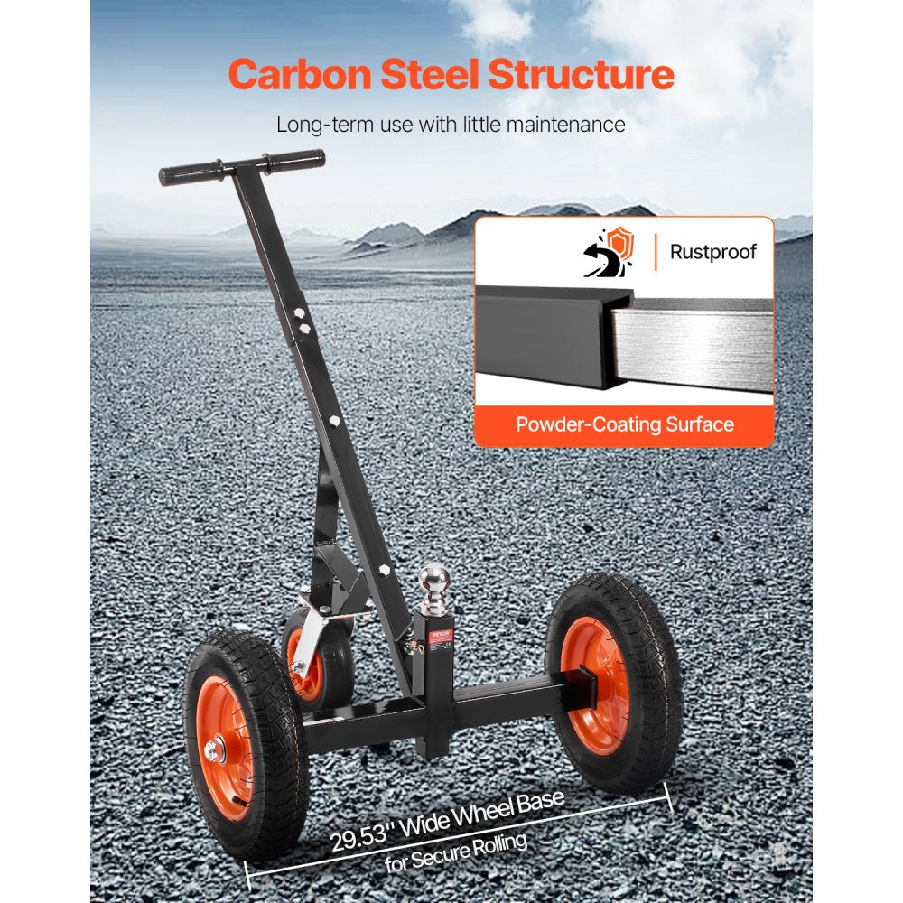 QYC1000-B Adjustable Height Trailer Dolly with 1000lbs Capacity