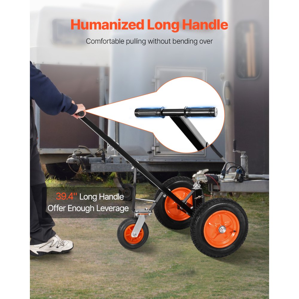 QYC1000-B Adjustable Height Trailer Dolly with 1000lbs Capacity