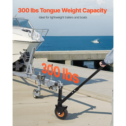 QYC300-VB - 300 lbs Capacity Adjustable Trailer Dolly for Easy Towing