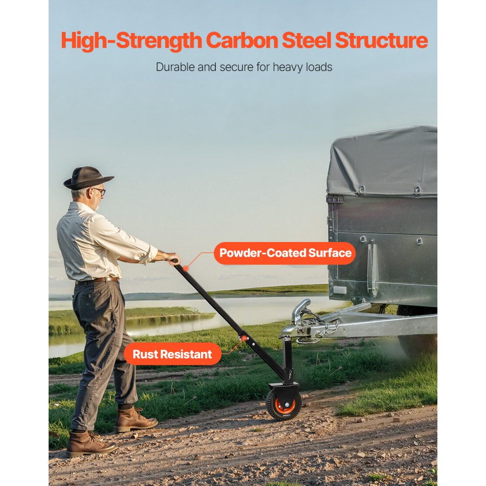 QYC300-VB - 300 lbs Capacity Adjustable Trailer Dolly for Easy Towing