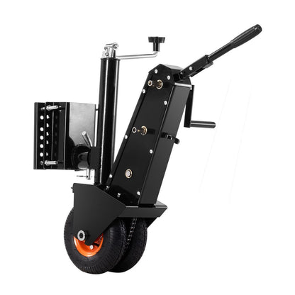 QYC500-WB - 500lbs Capacity Trailer Dolly, Adjustable Height & Foldable Design
