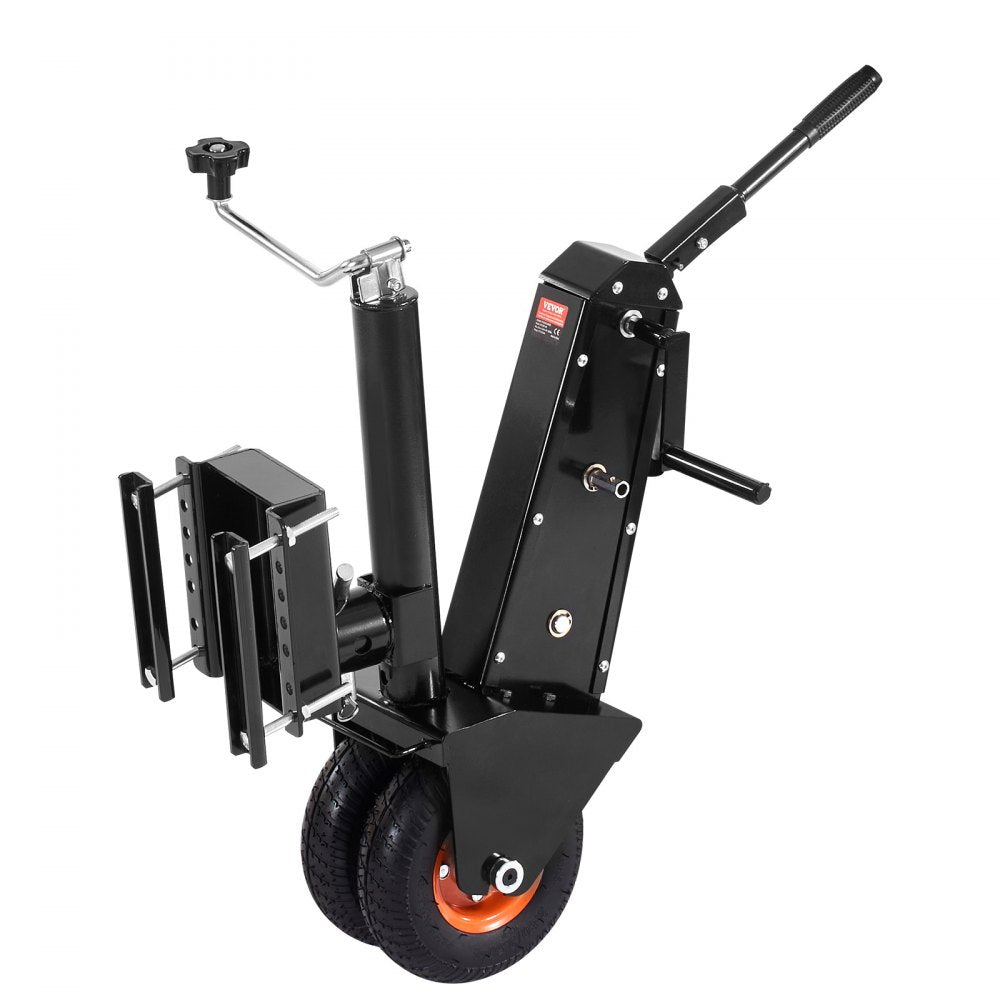 QYC500-WB - 500lbs Capacity Trailer Dolly, Adjustable Height & Foldable Design