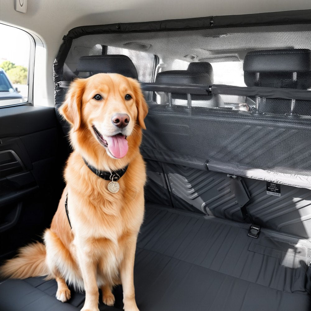 SZJJGW01S - 46" Dog Car Barrier for Safely Securing Pets in Vehicle
