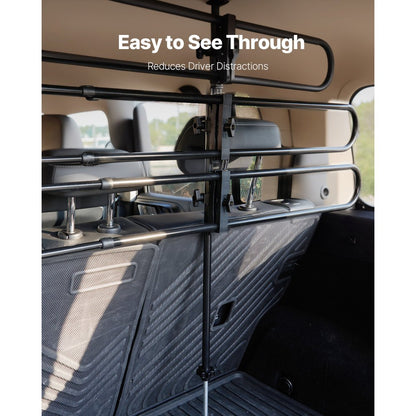 SZJJGSG02 - Adjustable Metal Dog Car Barrier for Safe Travel