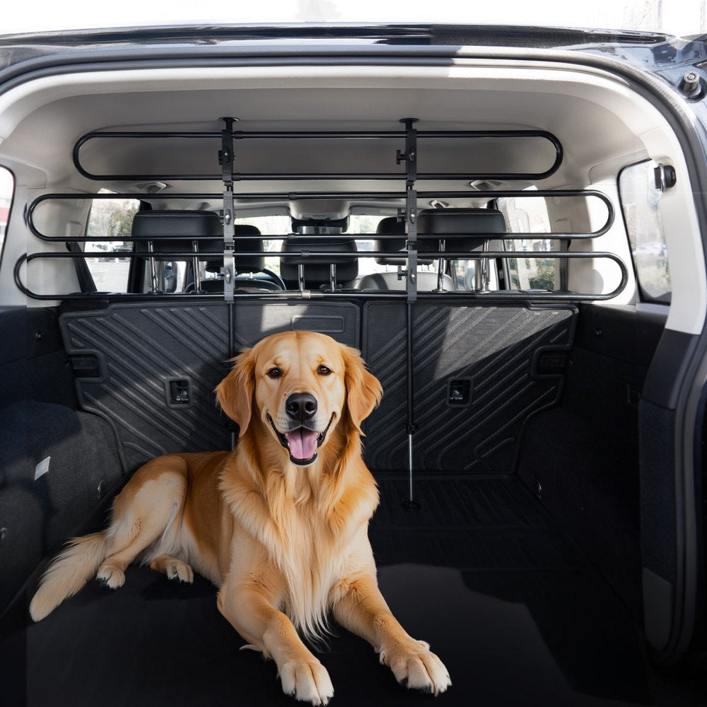 SZJJGSG02 - Adjustable Metal Dog Car Barrier for Safe Travel