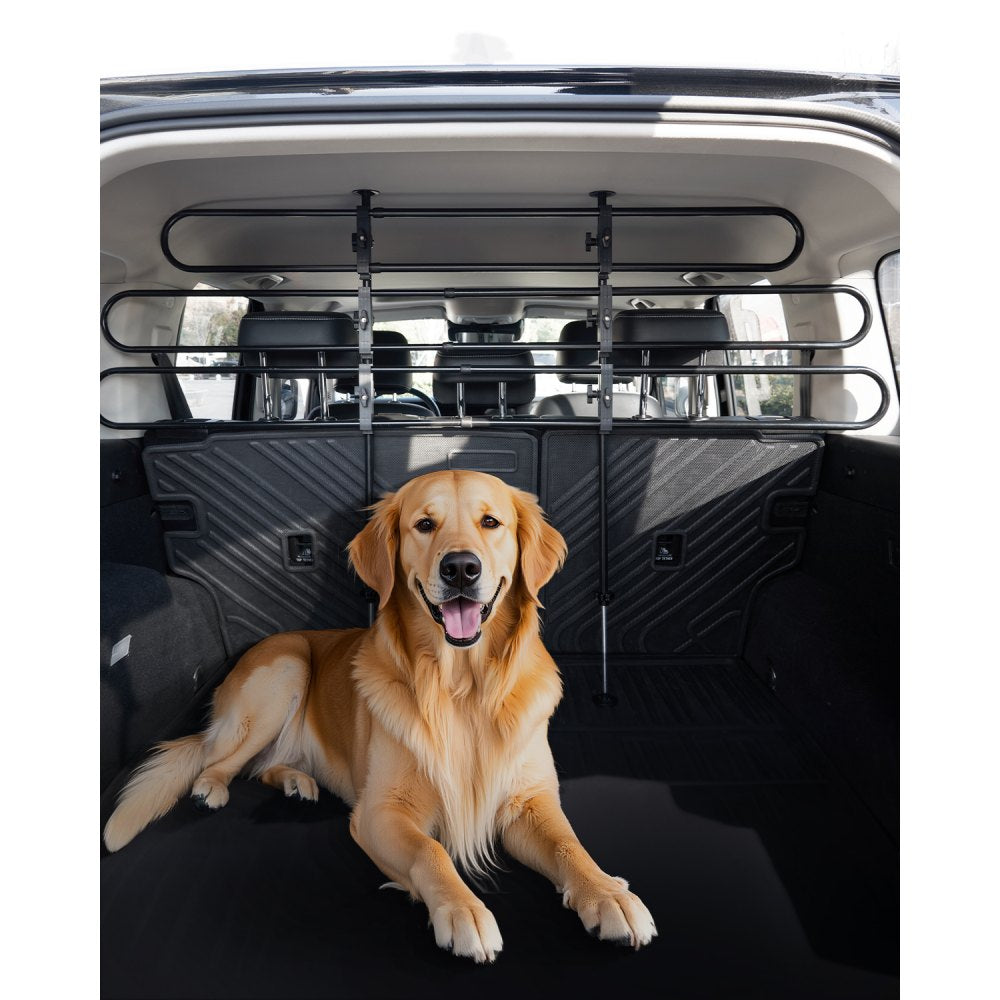 SZJJGSG02 - Adjustable Metal Dog Car Barrier for Safe Travel