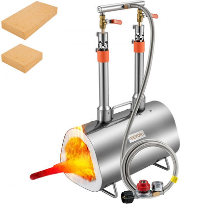 JHXMS02A - Compact Portable Propane Forge, Max Temp 2600°F, Quick Heat-Up