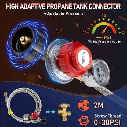 JHXMS03A - Portable Triple Burner Propane Forge for Knife Making