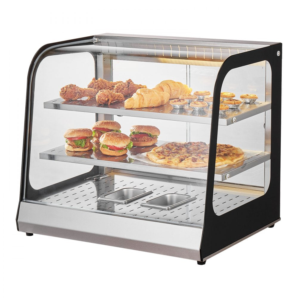 SC-F802 - Insulated Food Warmer Display with 2 Adjustable Shelves