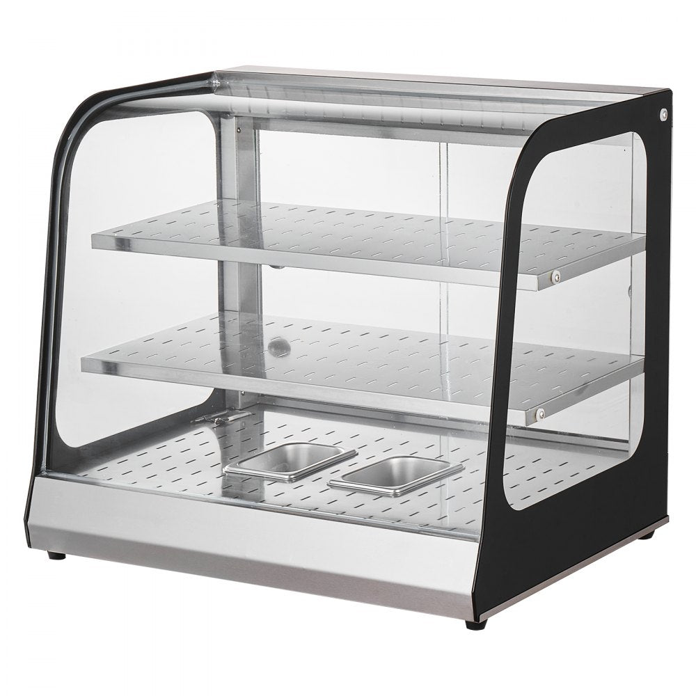 SC-F802 - Insulated Food Warmer Display with 2 Adjustable Shelves