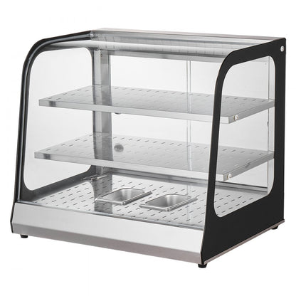 SC-F802 - Insulated Food Warmer Display with 2 Adjustable Shelves