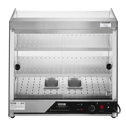 SC-F802 - Insulated Food Warmer Display with 2 Adjustable Shelves