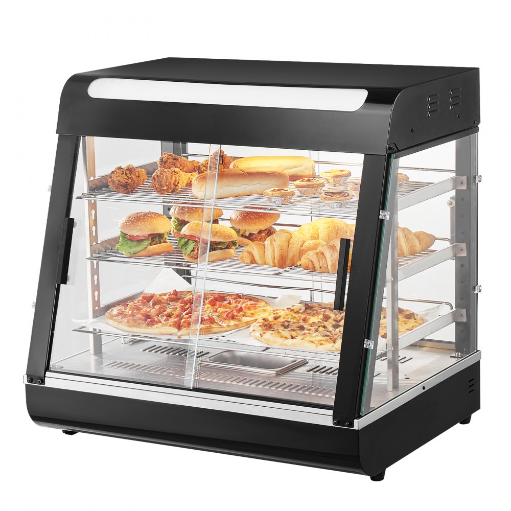 SC-CJ-601 - 3-Tier Stainless Steel Food Warmer Cabinet with Adjustable Shelves