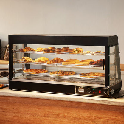 SC-CJ-603 - 3-Tier Stainless Steel Food Warmer with Adjustable Shelves and Light