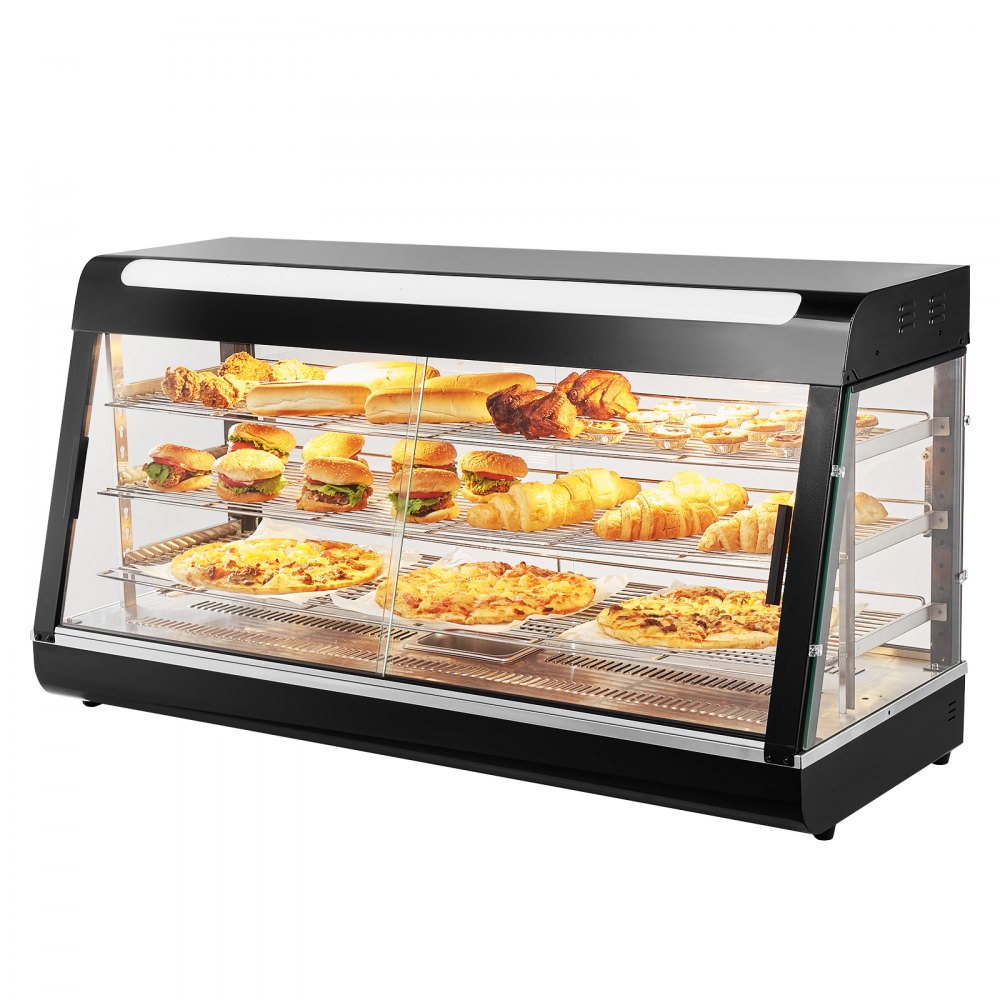 SC-CJ-603 - 3-Tier Stainless Steel Food Warmer with Adjustable Shelves and Light