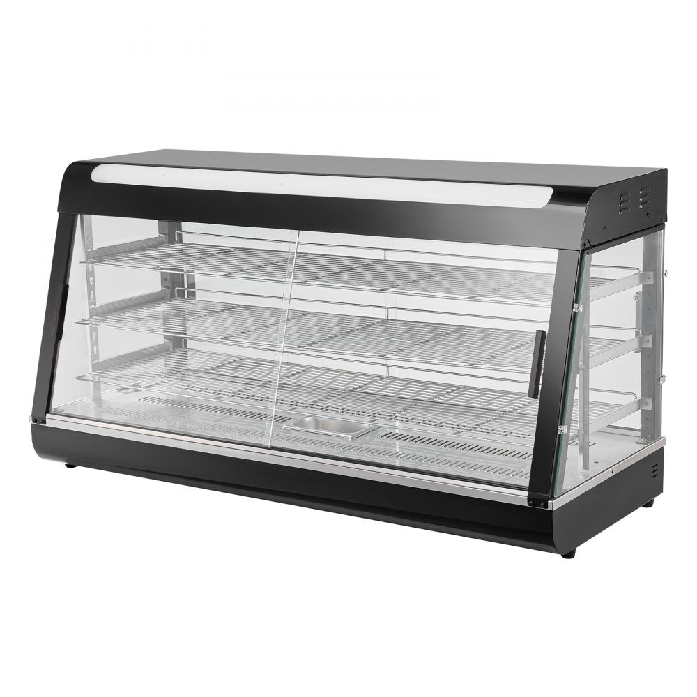 SC-CJ-603 - 3-Tier Stainless Steel Food Warmer with Adjustable Shelves and Light