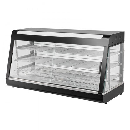 SC-CJ-603 - 3-Tier Stainless Steel Food Warmer with Adjustable Shelves and Light