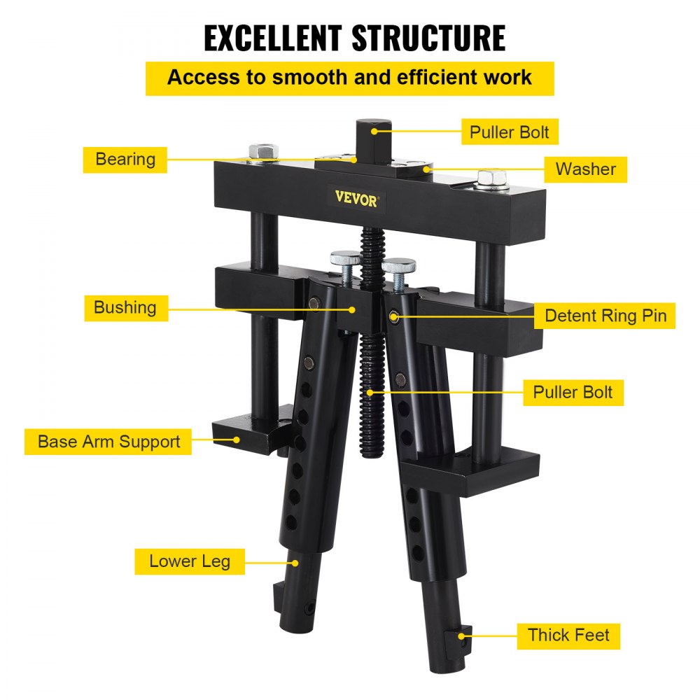 K04T - Heavy-Duty Cylinder Liner Puller for 3-7/8 to 6-1/4 Inches