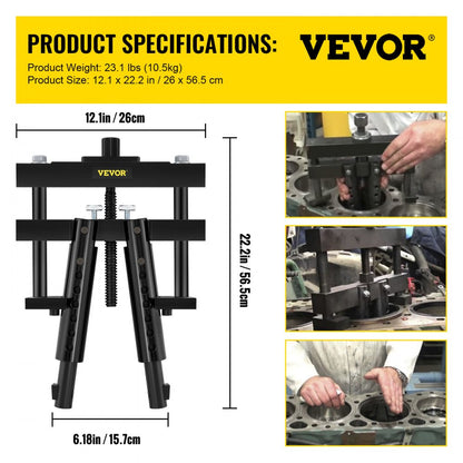 K04T - Heavy-Duty Cylinder Liner Puller for 3-7/8 to 6-1/4 Inches