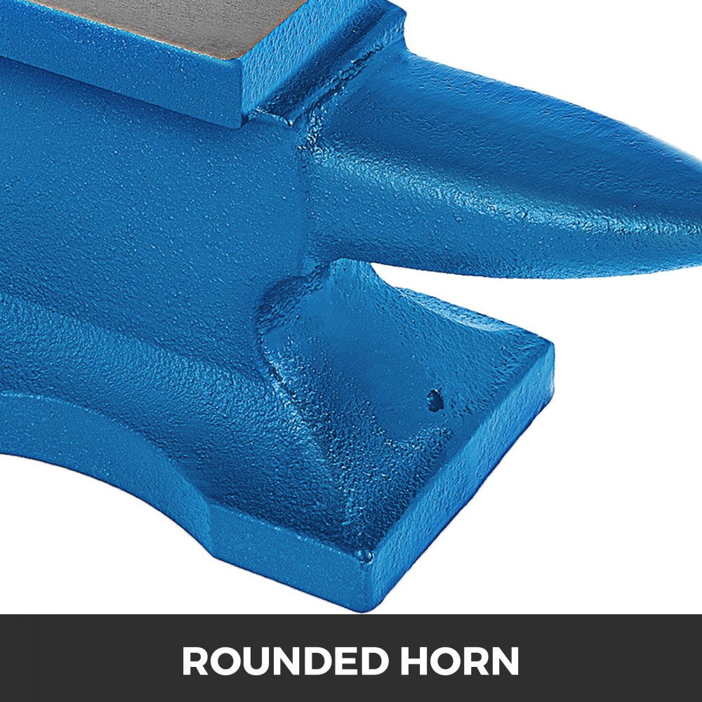 010912916018 - 24LB Cast Iron Anvil with Horn for Metalworking