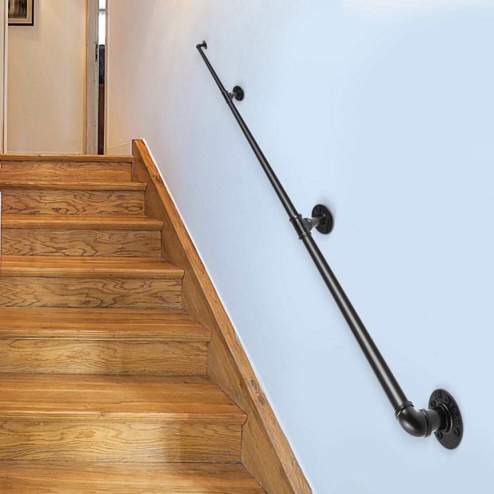 VV-GYGFS-HS11YC - Heavy-Duty Wall Mount Handrail for Indoor/Outdoor Use