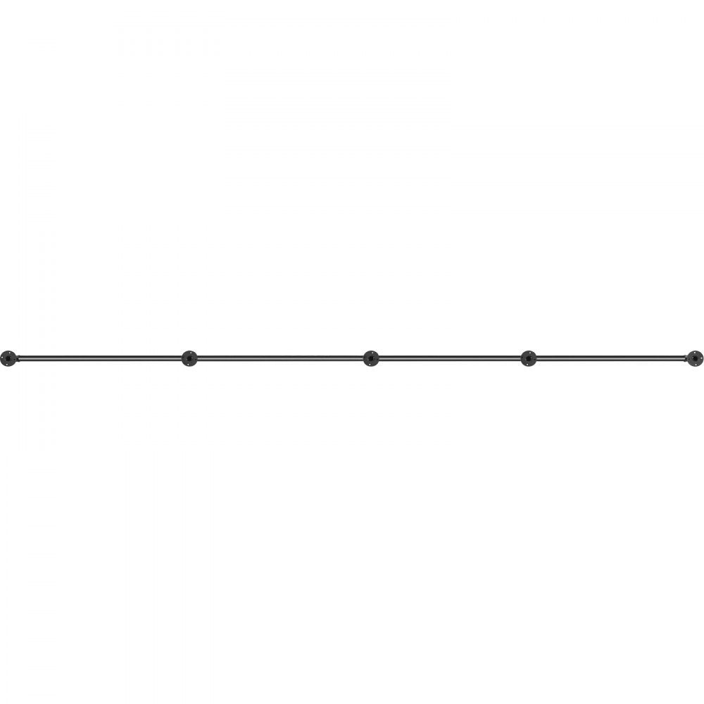 VV-GYGFS-HS12YC - 12FT Durable Carbon Steel Handrail, Supports 440lbs