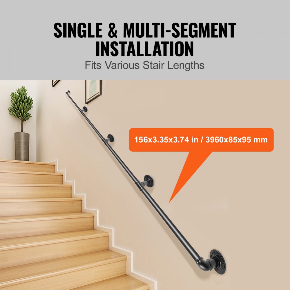 VV-GYGFS-HS13YC - Durable Wall-Mount Handrail for Safe Navigation