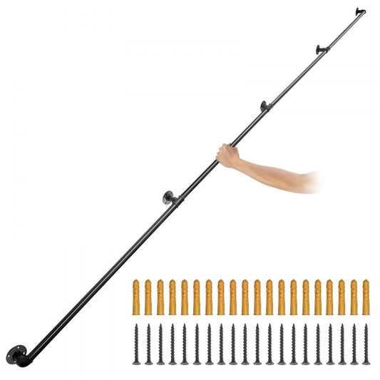 VV-GYGFS-HS13YC - Durable Wall-Mount Handrail for Safe Navigation