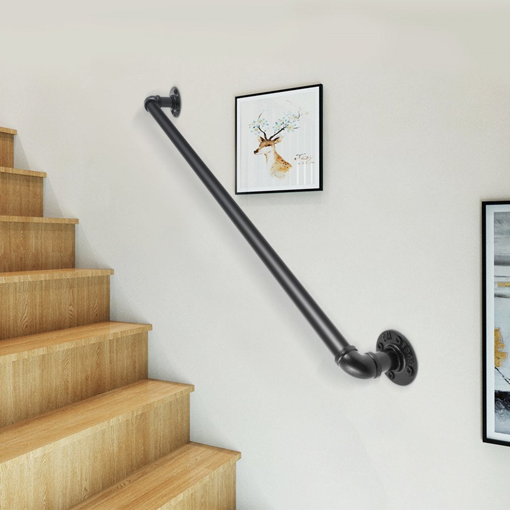 VV-GYGFS-HS2YC - Durable Carbon Steel Wall Mount Handrail for Safety and Support