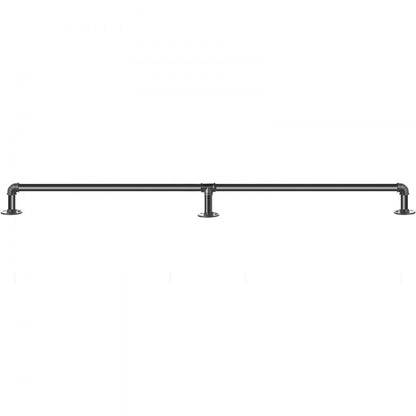 VV-GYGFS-HS5YC - 5FT Carbon Steel Handrail, 440lbs Capacity, Stylish Design