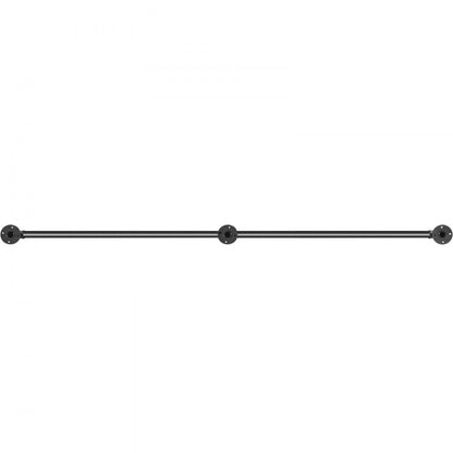 VV-GYGFS-HS5YC - 5FT Carbon Steel Handrail, 440lbs Capacity, Stylish Design