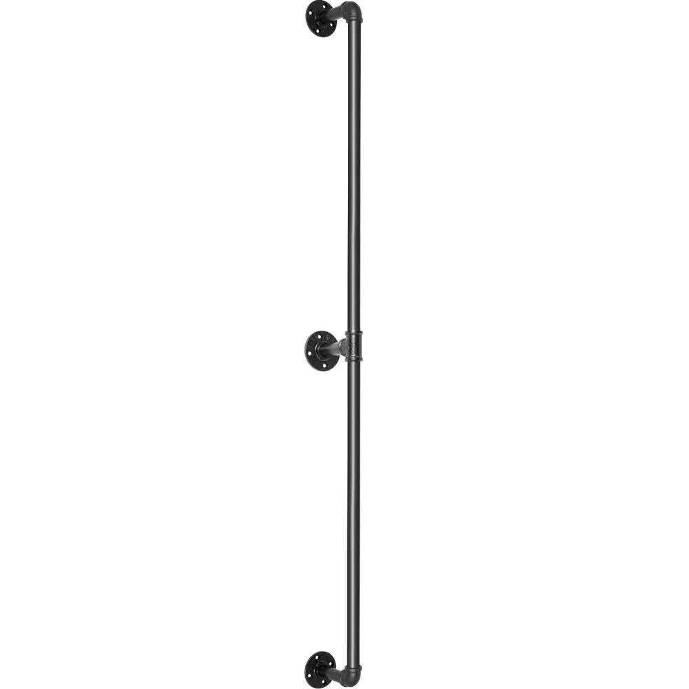 VV-GYGFS-HS6YC - 6FT Carbon Steel Handrail, 440LBS Load Capacity, Easy Install