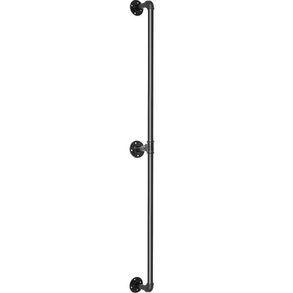 VV-GYGFS-HS6YC - 6FT Carbon Steel Handrail, 440LBS Load Capacity, Easy Install