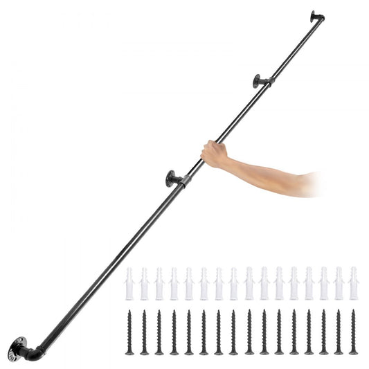 VV-GYGFS-HS9YC - Stylish Wall-Mount Handrail, Supports 440lbs, Easy Install