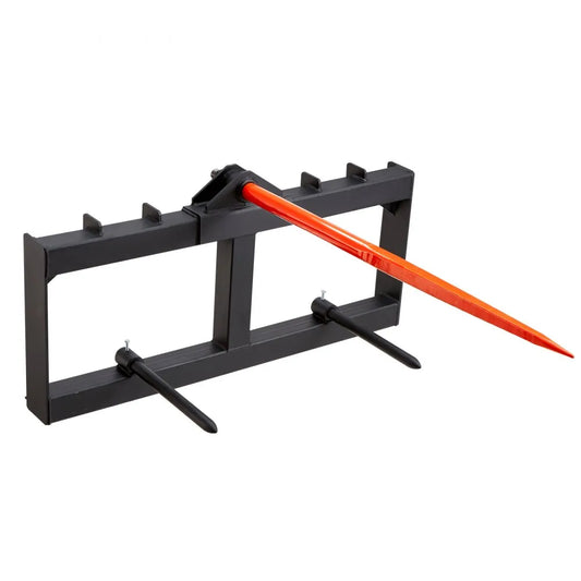 WBS-012 - 49" VEVOR Hay Spear with 1600lbs Capacity and Stabilizer Spears