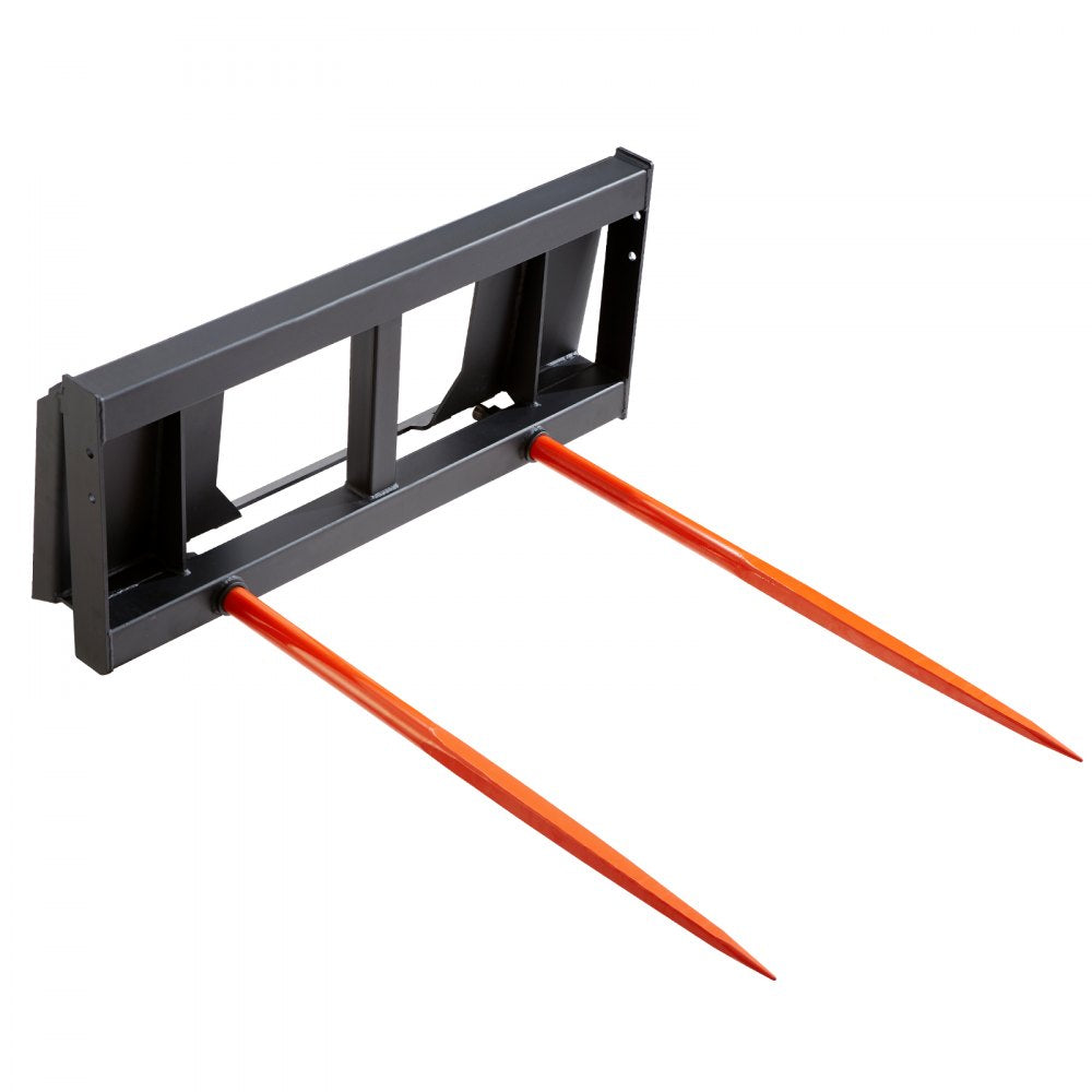 WBS-014 - 49" Heavy-Duty Hay Spear for Tractors, 3000 lbs Capacity