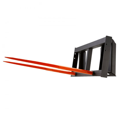 WBS-014 - 49" Heavy-Duty Hay Spear for Tractors, 3000 lbs Capacity