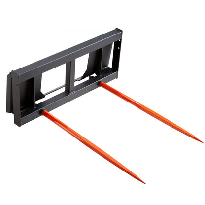 WBS-014 - 49" Heavy-Duty Hay Spear for Tractors, 3000 lbs Capacity