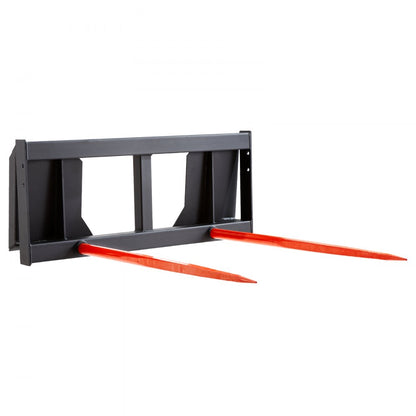 WBS-014 - 49" Heavy-Duty Hay Spear for Tractors, 3000 lbs Capacity